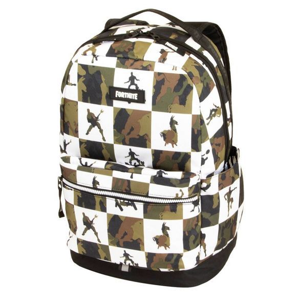 Fortnite 18" Kids' Multiplier Backpack - Olive/White | Target