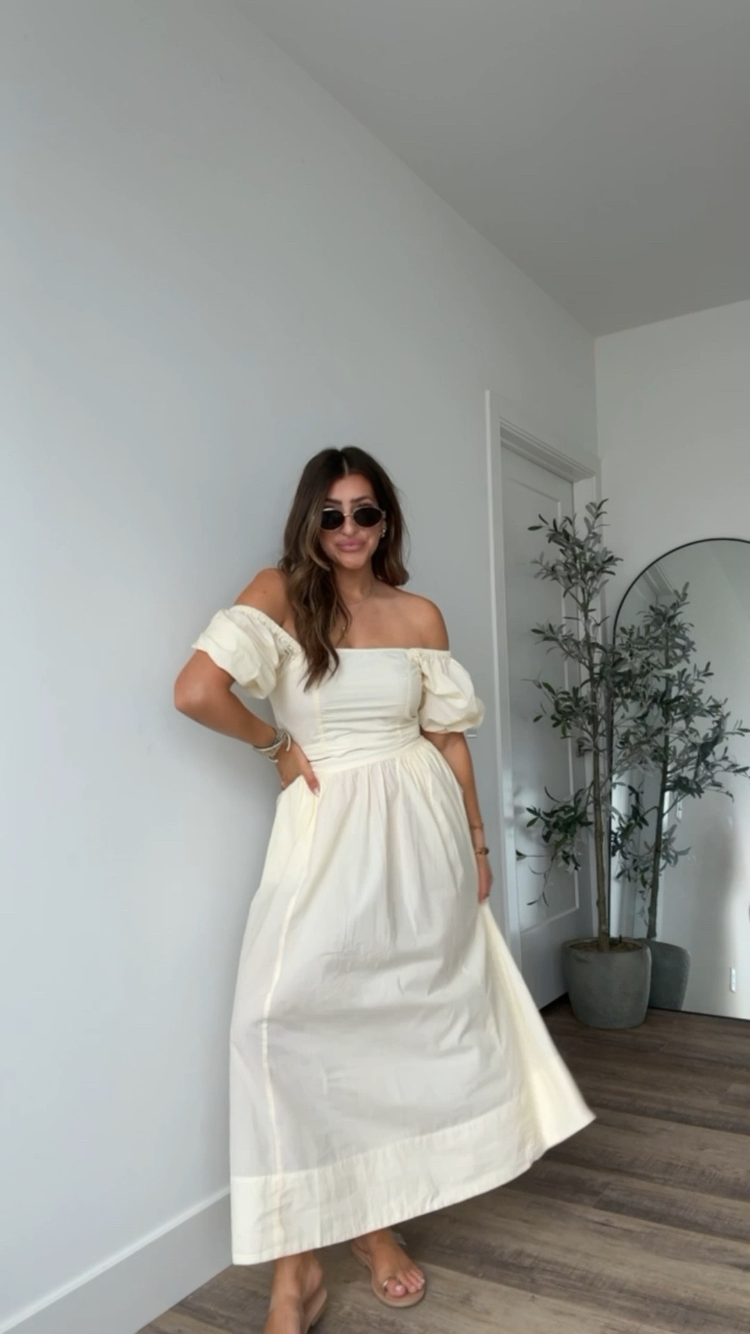 Spring dress. Skirt and top. Wearing small skirt and med top. Aerie outfit. Easter dress. 

#LTKStyleTip #LTKSeasonal #LTKFindsUnder50