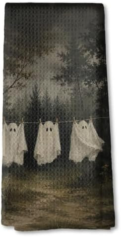 Dark Moody Halloween Ghost Decorative Hand Towels 16x24 Inch | Amazon (US)