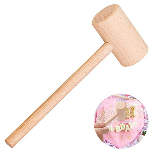 ZAUGONTW Wooden Crab Mallet for Chocolate, Mini Wooden Hammer Multi-Purpose for Kids Toys Crab Lobster Mallets，1Pcs | Amazon (US)