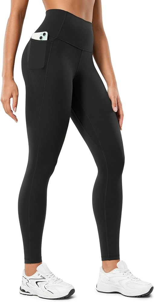 CRZ YOGA Butterluxe Workout Leggings Pockets 28'' - High Waisted Gym Womens Yoga Pants Running Bu... | Amazon (US)