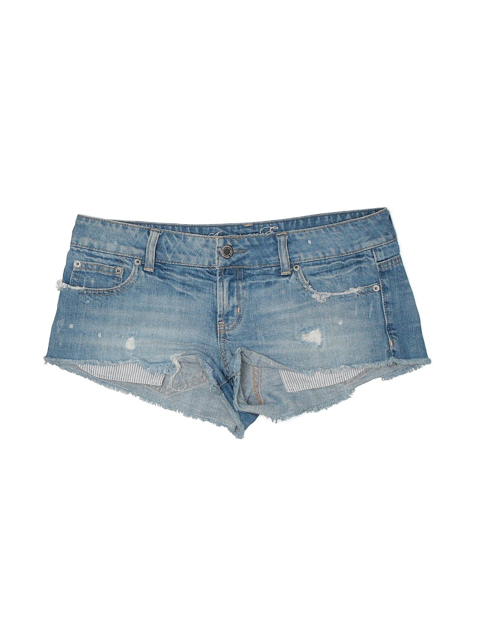 American Eagle Outfitters  Denim Shorts Size 8: Blue Women's Bottoms - 56422329 | thredUP