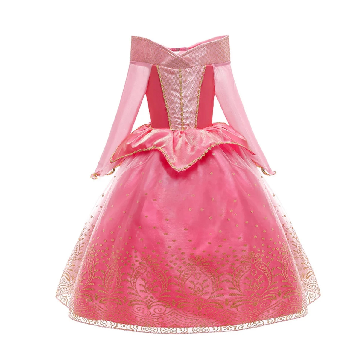 HAWEE Princess Aurora Costume for Toddler Girls, Birthday Party Fairy Dress Up, Pink | Walmart (US)
