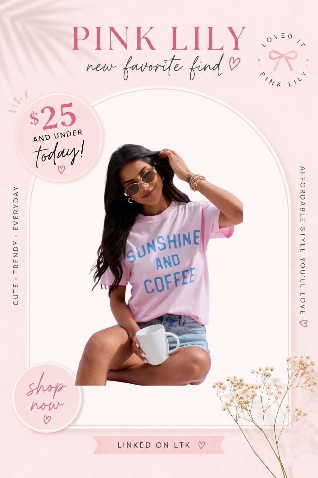 ✨ Pink Lily is having a $25 & Under Sale and there are SO many cute finds! If you’ve been waiting to stock up on summer basics, dresses, graphic tees, and accessories, now is the time. 🛍️ I’ve linked my favorites in my LTK before they sell out!

#LTKSaleAlert #LTKmorningroutine #LTKootd