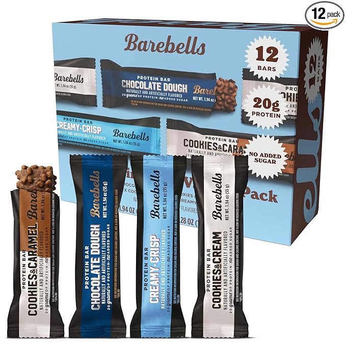 Barebells Protein Bars People's Choice Variety Pack – 12 Bars, Nutritious Snacks with 20g of Hi... | Amazon (US)