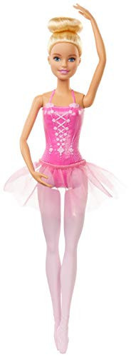 Barbie Ballerina Doll, Blonde Wearing Removable Pink Tutu, Sculpted Toe Shoes & Ballet Arms | Amazon (US)