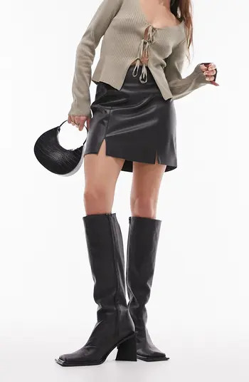 Faux Leather Miniskirt | Nordstrom