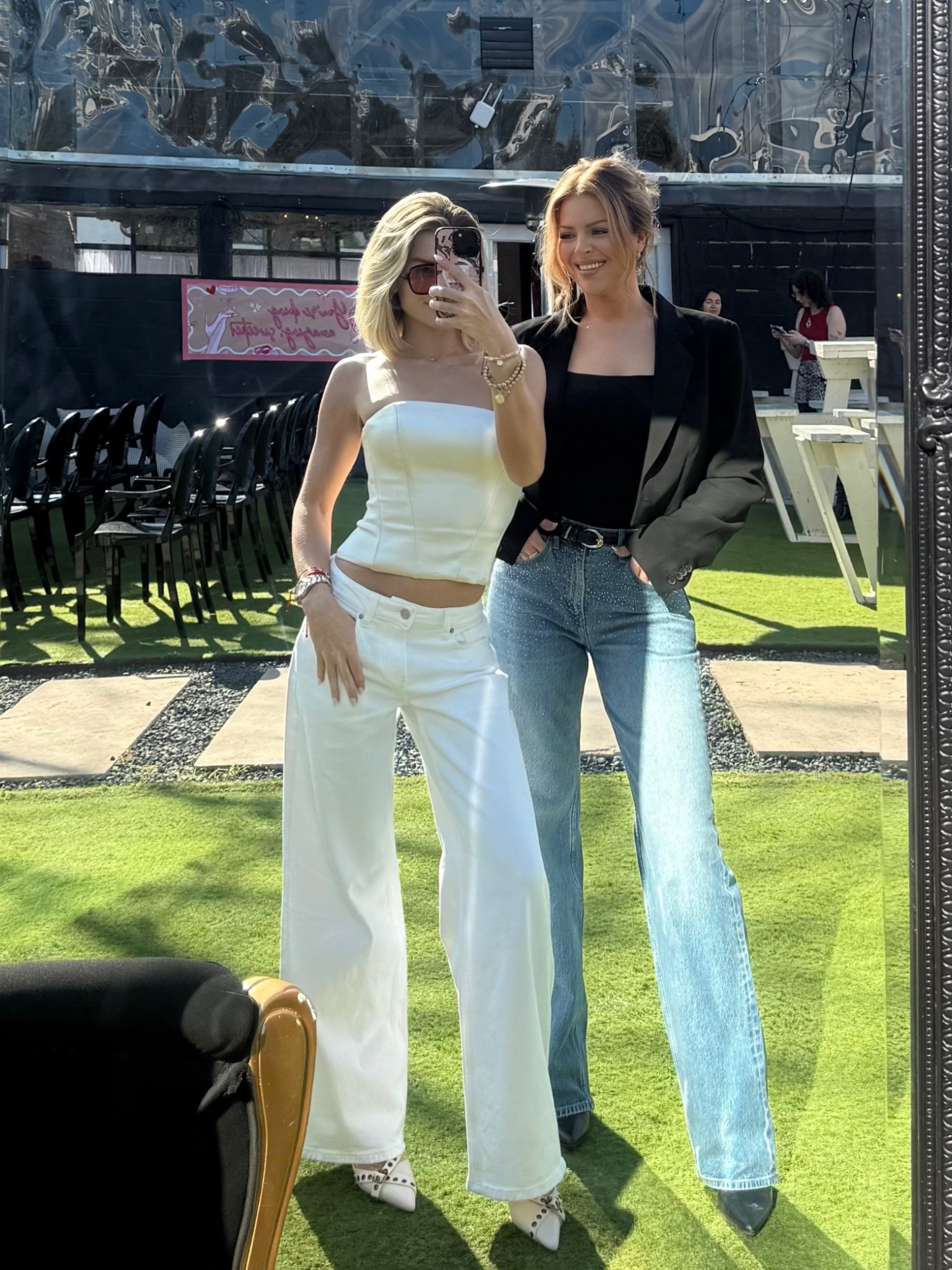 Cropped Blazer & sparkly denim ✨ 