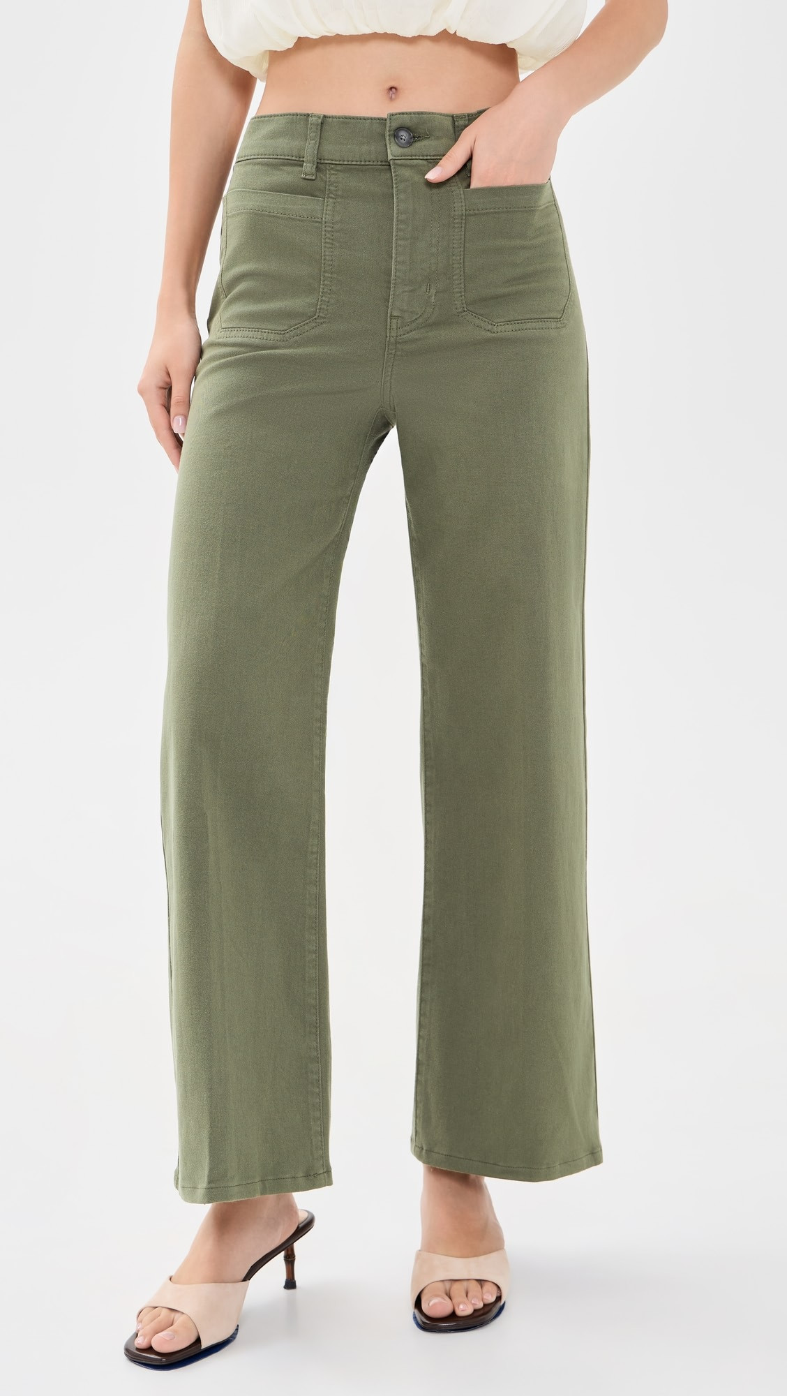 Le Slim Palazzo Modernist Pocket Pants | Shopbop