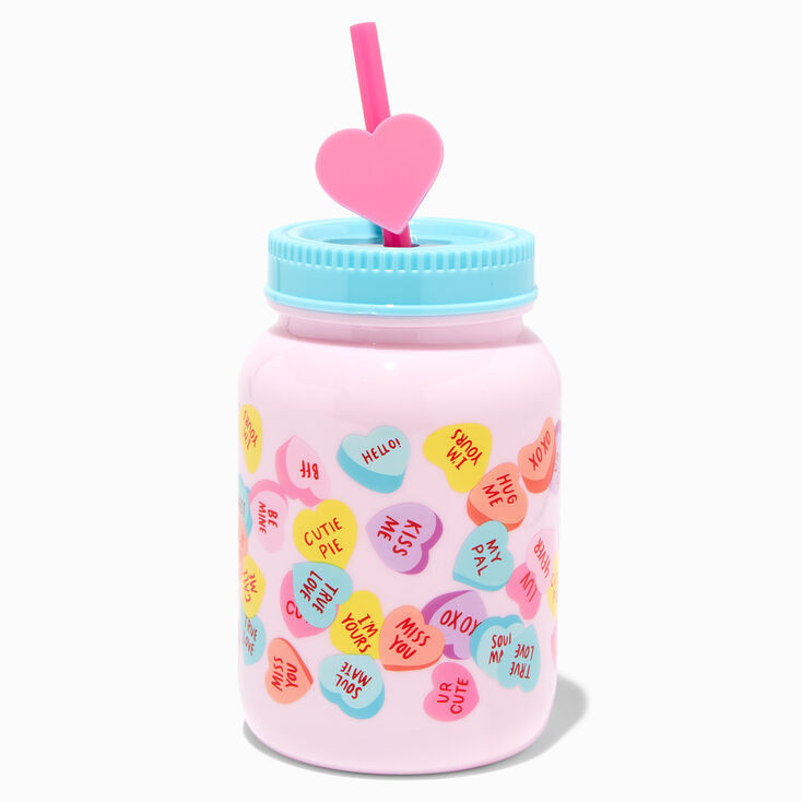Valentine's Day Conversation Hearts Mini Tumbler | Claire's (US)