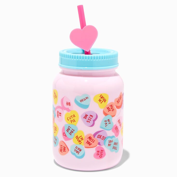 Valentine's Day Conversation Hearts Mini Tumbler | Claire's (US)