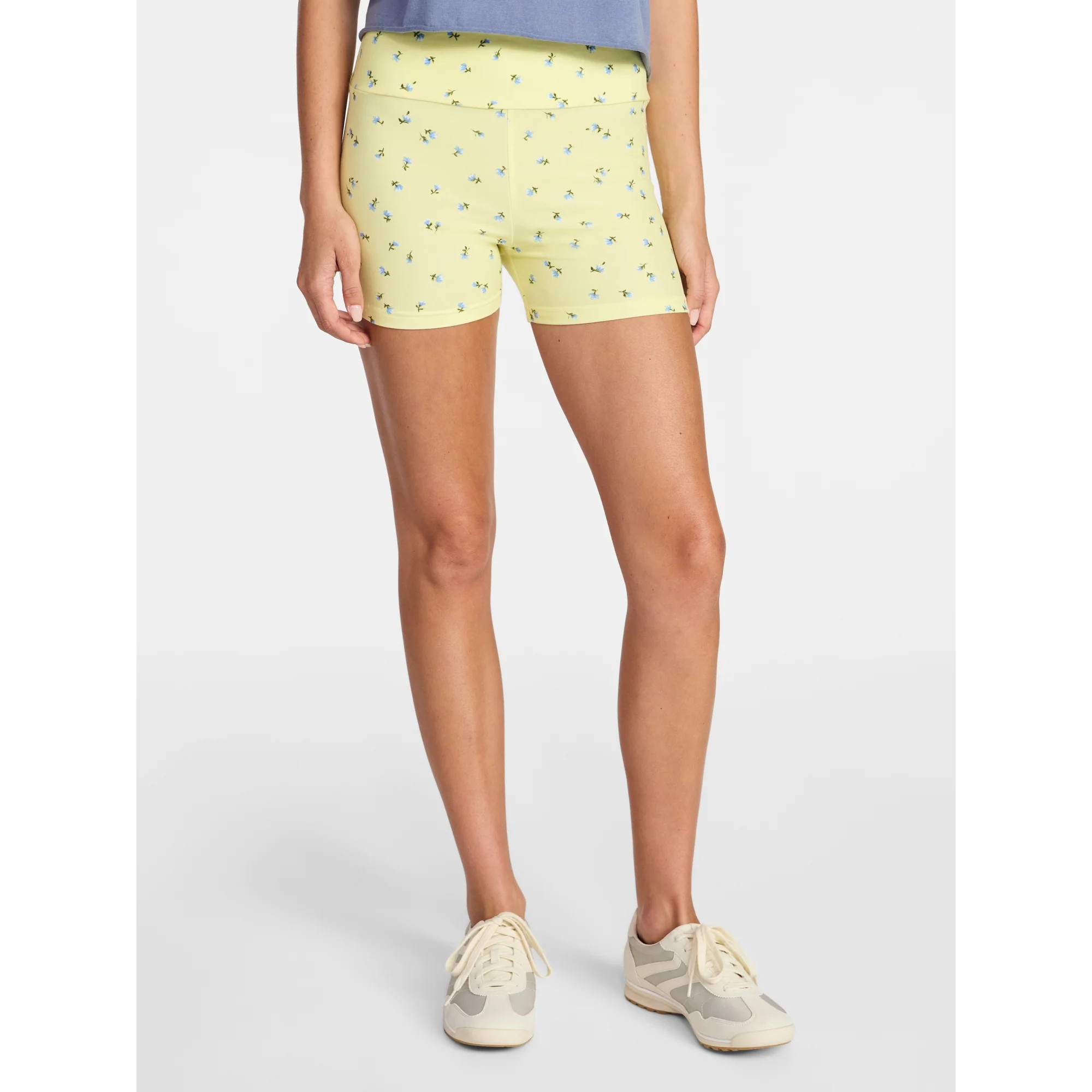 No Boundaries Faux Sueded Jersey Shorty Shorts, 3'' Inseam, Women's XXS-XXL | Walmart (US)