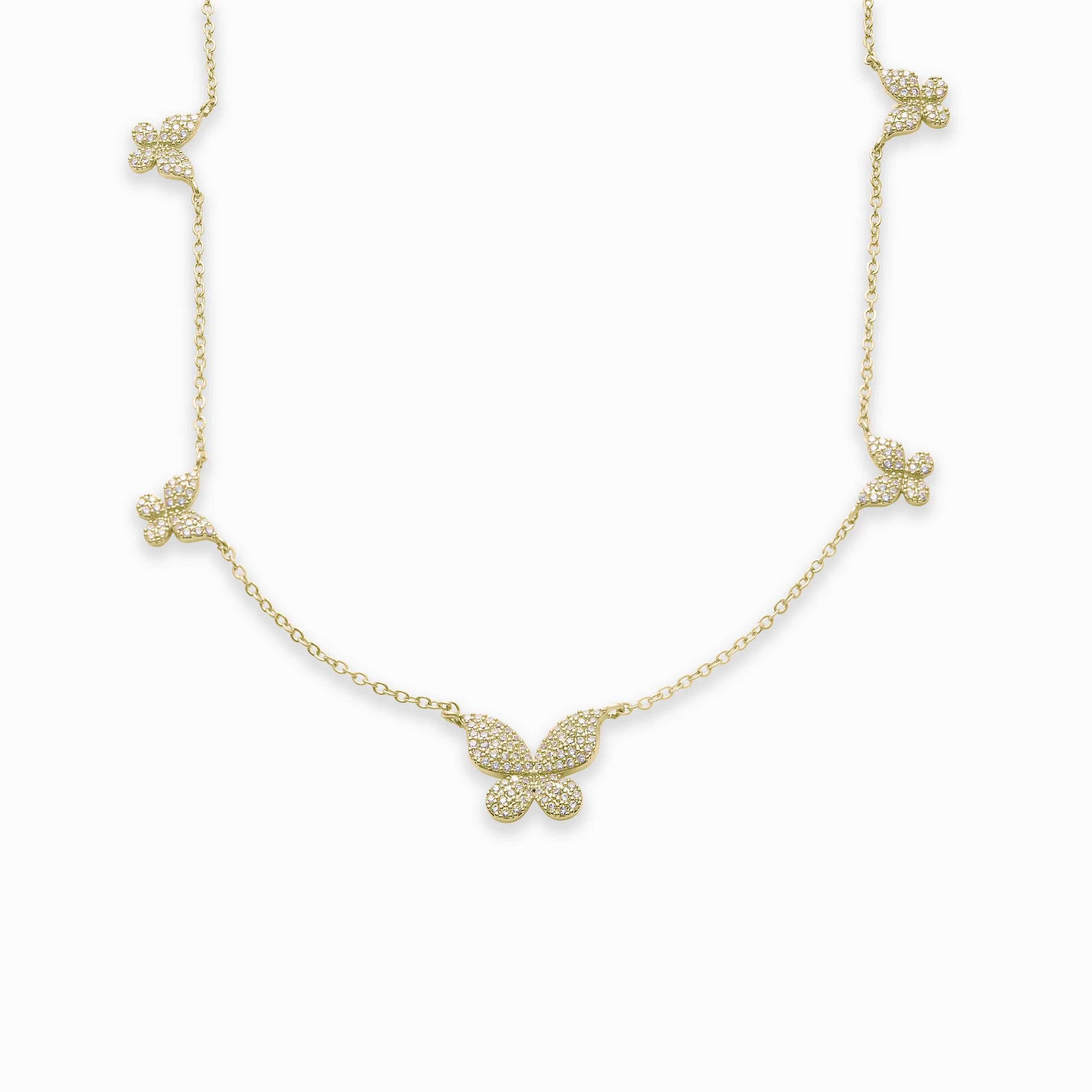 Five Butterfly Necklace | Mint & Lily