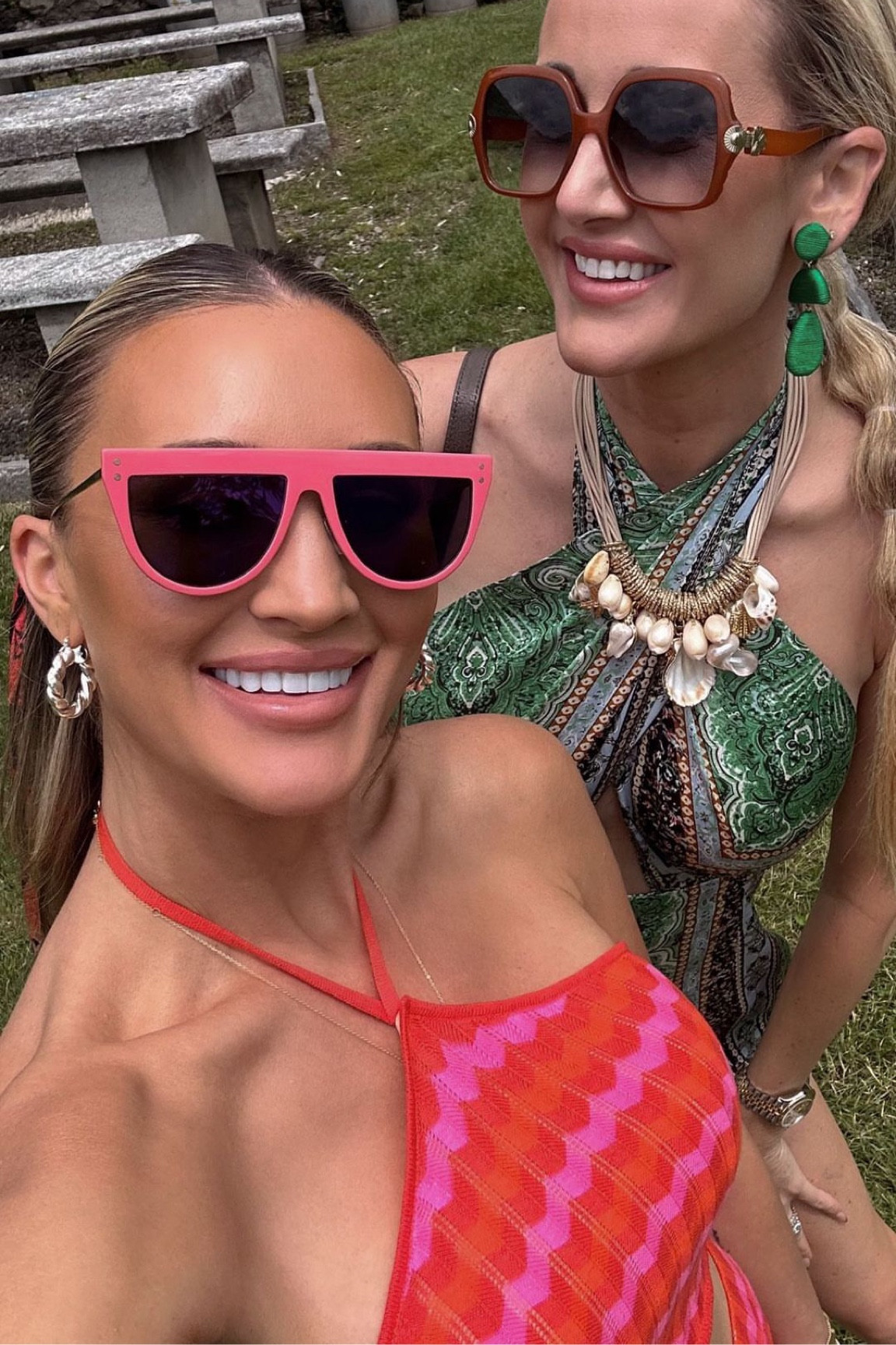 Italy outfit #18! This set is Show Me Your Mumu and it was so colorful and fun 💕 

set l outfit set l sunglasses l italy 