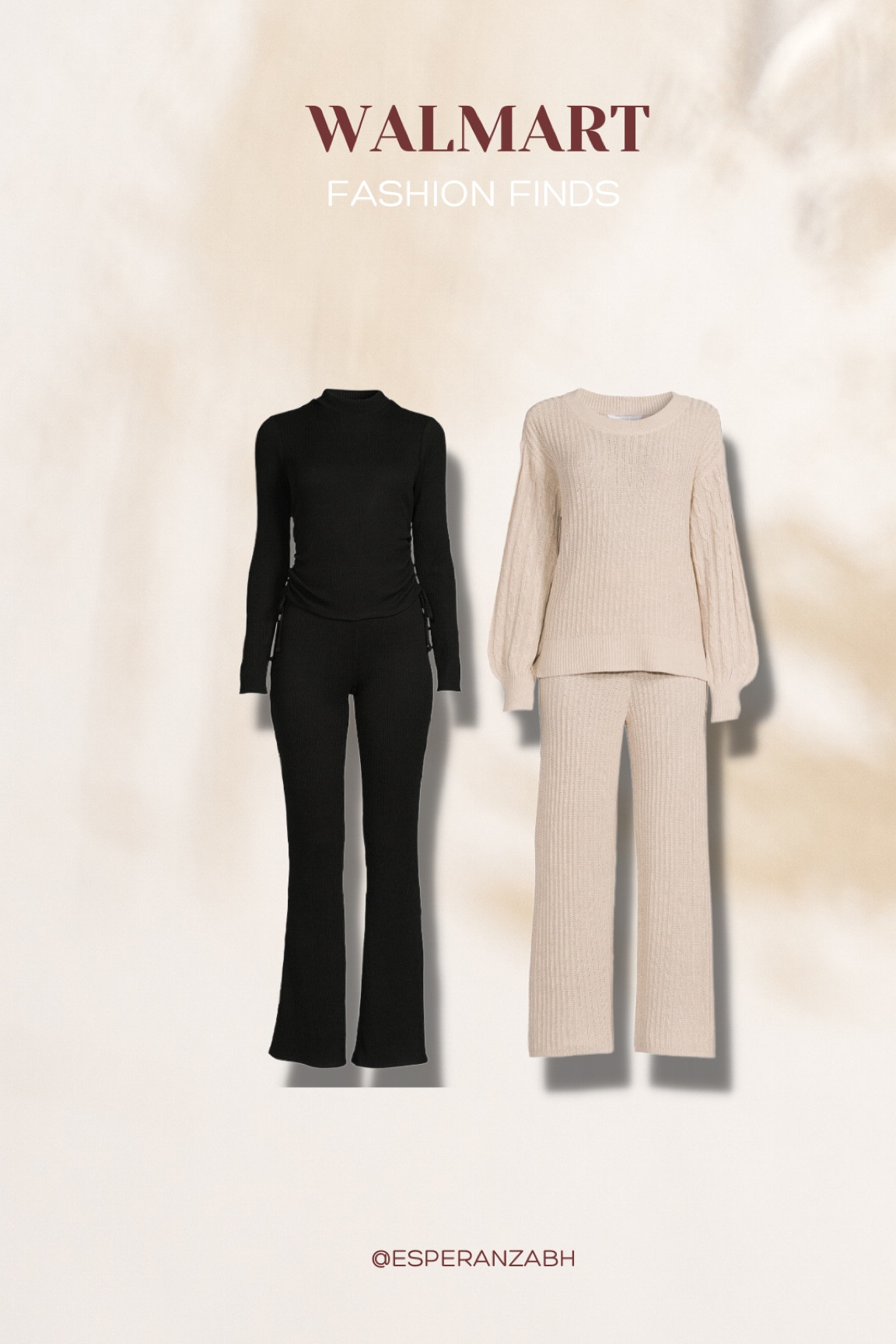 Found some really cute 2 piece sets at Walmart! I loved that these are both ribbed. 

The black flares set is in juniors sizing - I’d size up. The top cinches on the sides! So cute! 

Cream ribbed set per reviews say to size down one whole size. If you go with your true to size it will fit a bit more oversized. Hope this helps 💕




Walmart Fashion 
Walmart Finds
Walmart sets
Size 16 
Size 1X 
Plus Size sweat set
Ribbed sweat set
Neutral sweat sets
Curvy Fashion 
Midsize 

#LTKcurves #LTKstyletip #LTKunder50