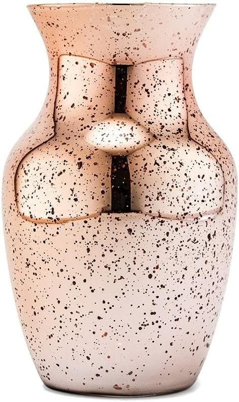Weddingstar Mercury Glass Flower Vase - Rose Gold | Amazon (US)