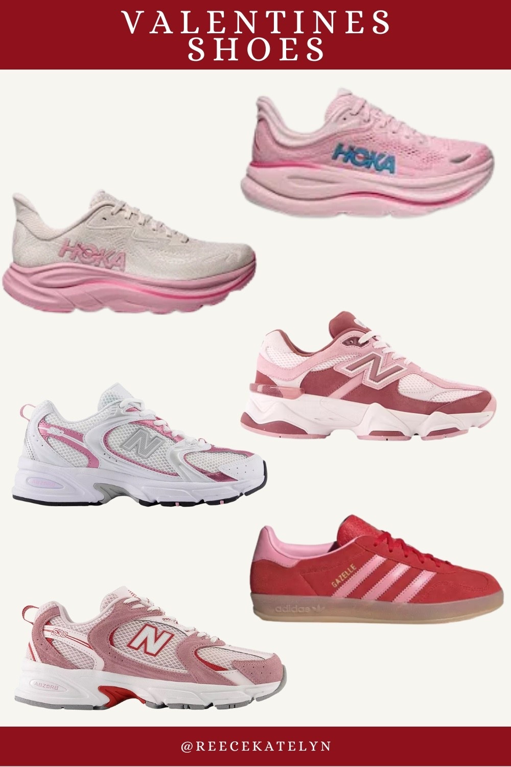 Valentines women’s running shoes / nurse ootd shoes / sneakers