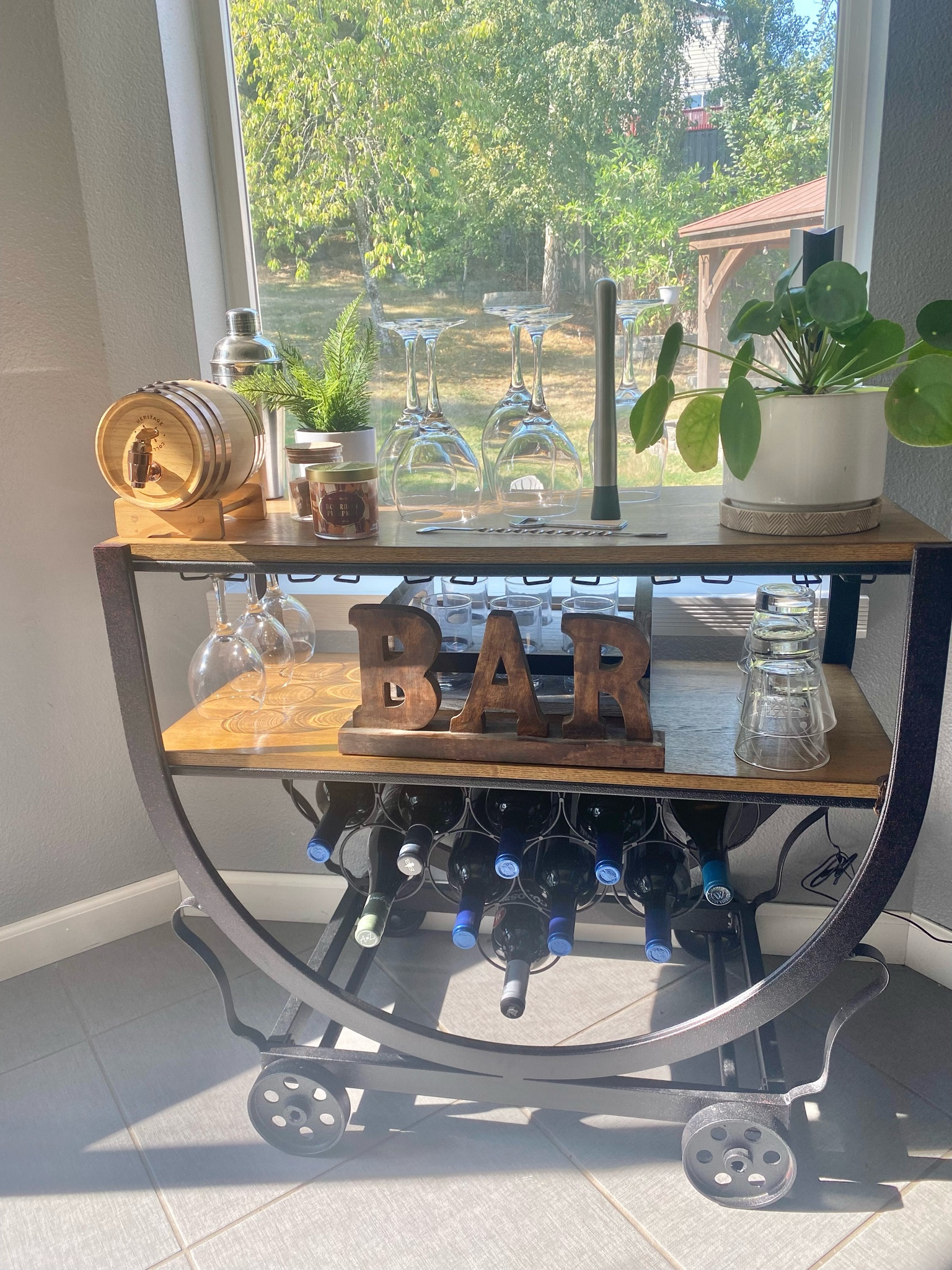 Bar cart 
#barcart #homedesign

#LTKsalealert #LTKhome