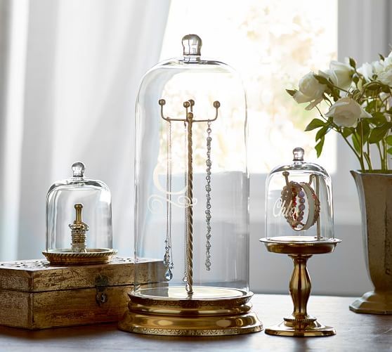 Glass Cloche Jewelry Storage | Pottery Barn (US)