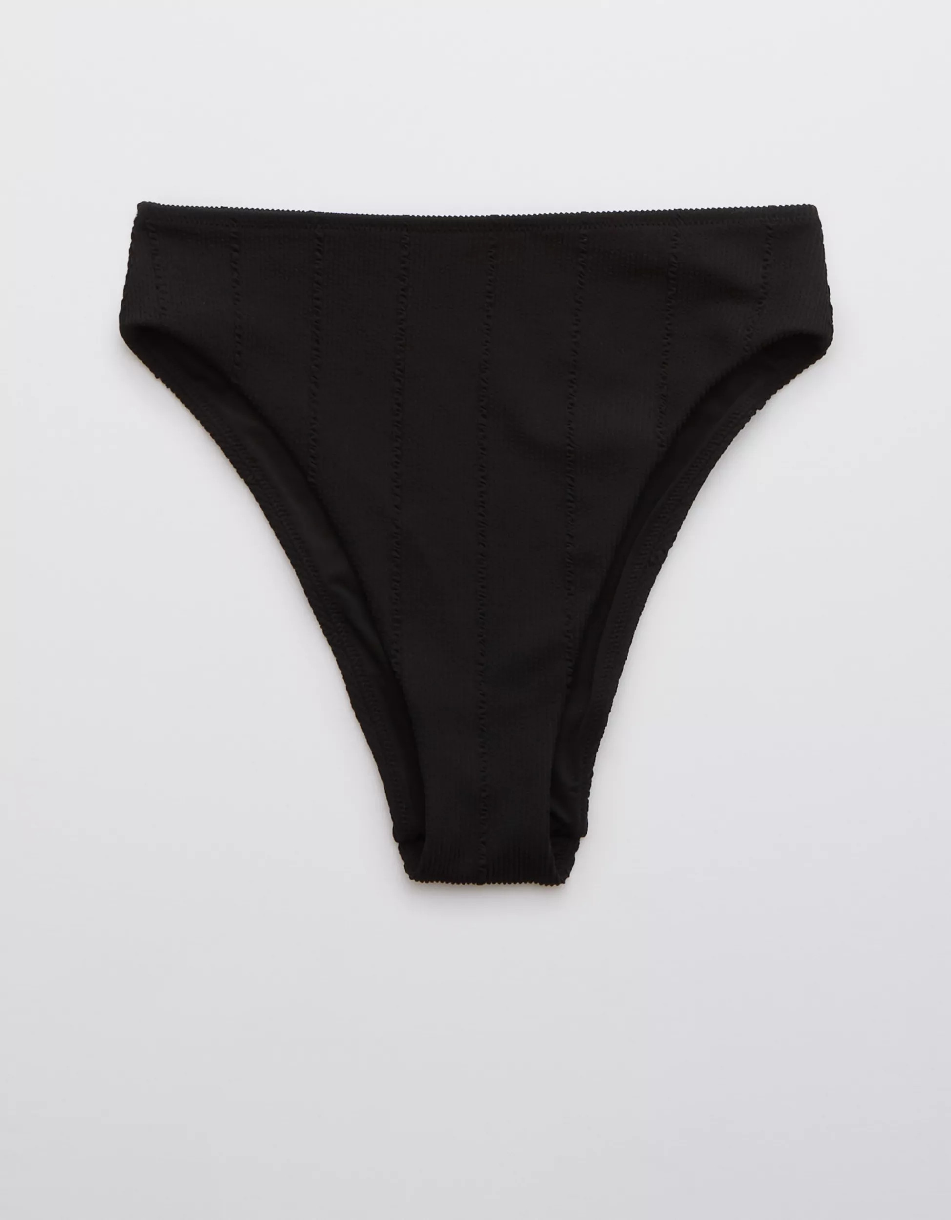 Aerie Crinkle High Cut Cheeky Bikini Bottom | American Eagle Outfitters (US & CA)