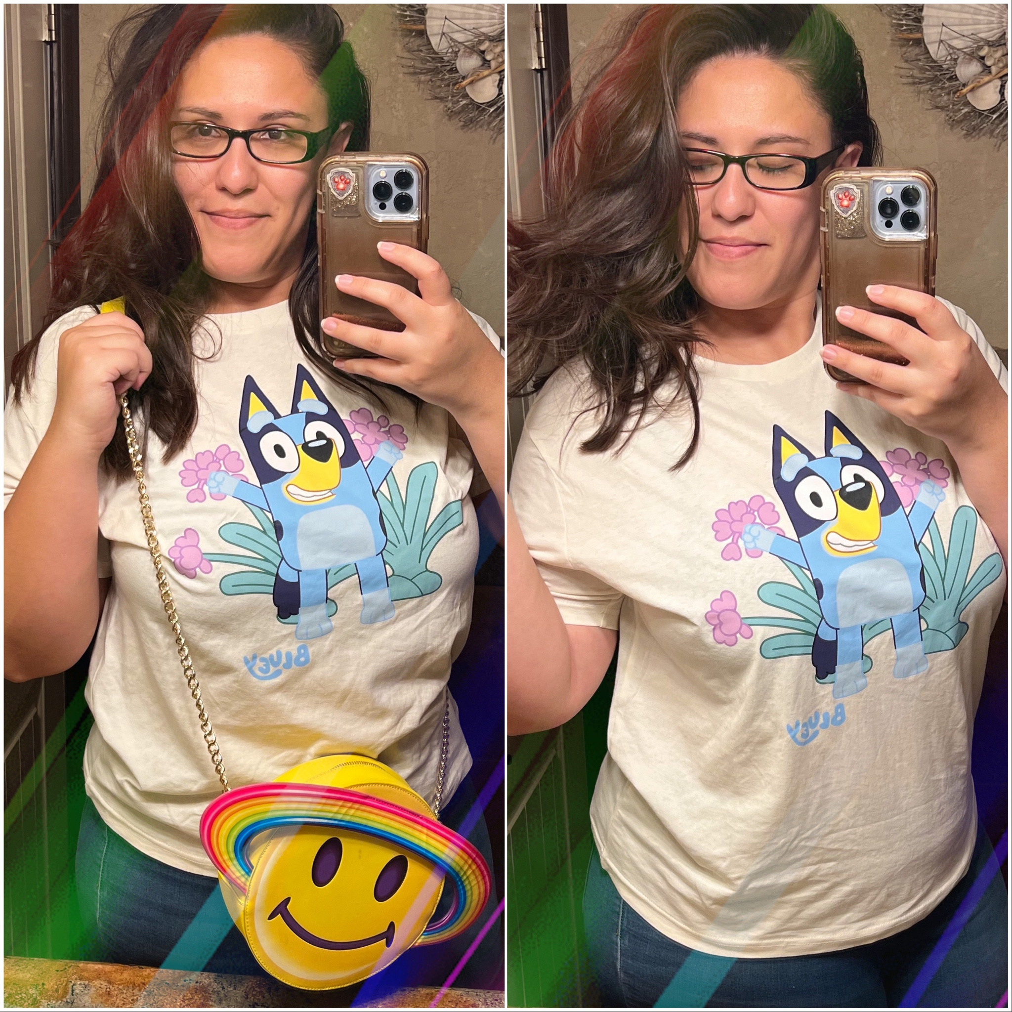 🌸Happy First of the Month 🌸

My son is a fan of bluey and so am I! I am living in my graphic tees one tee at a time 🌸 

Also my new addition my Lisa Frank bag! I literally get a complaint every time I use this bag, it’s the cutest ever 🪐

#LTKstyletip #LTKxTarget #LTKplussize