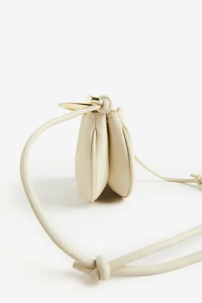 Handle-detail Crossbody Bag - Light beige - Ladies | H&M US | H&M (US + CA)