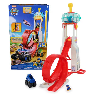 PAW Patrol Rescue Wheels Tower: Lookout Playset with Chase Figure, Police Car, Battery-Powered, for Kids Ages 3 and Up | Target