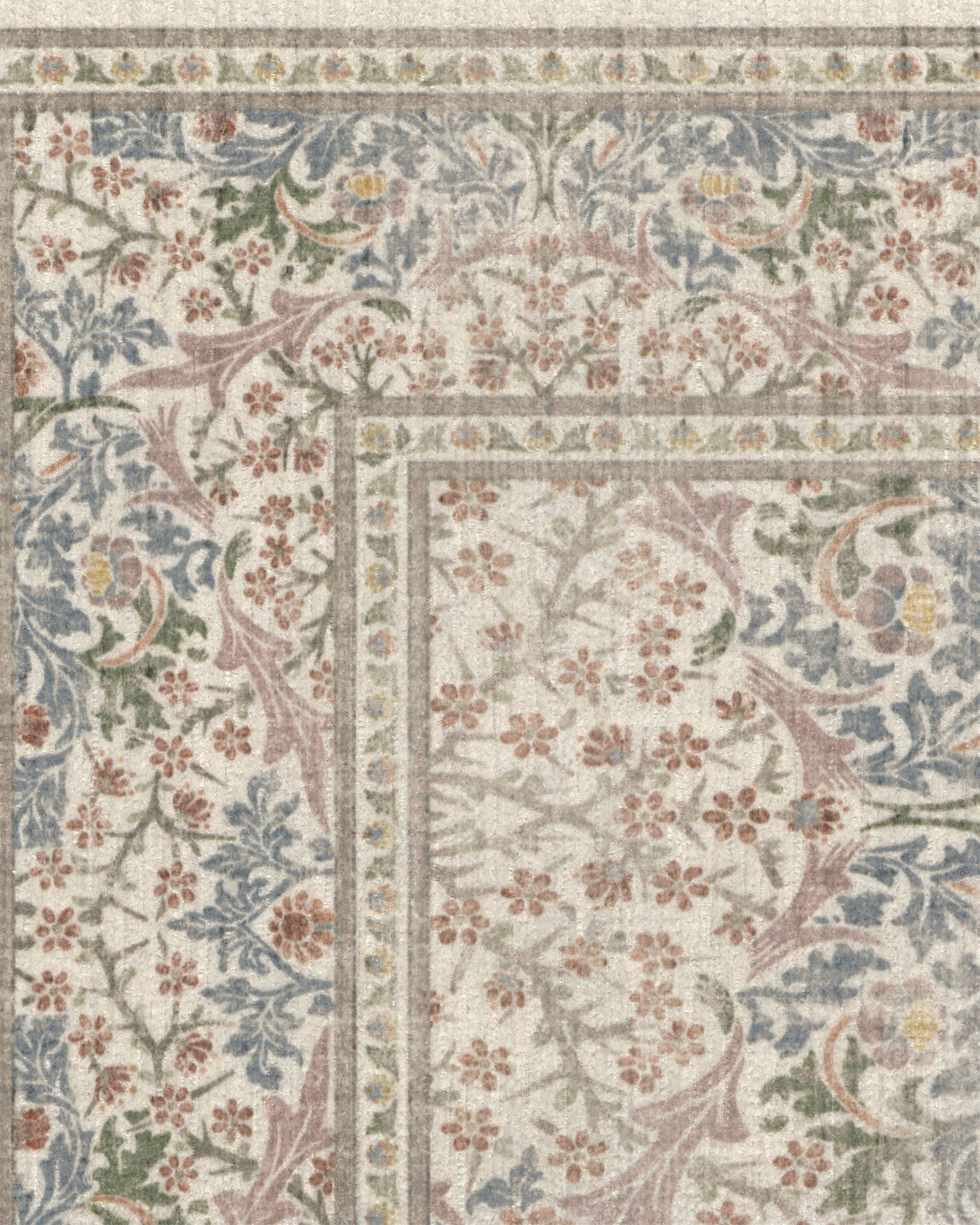 Morris & Co. Blackthorn Ivory Rug | Ruggable