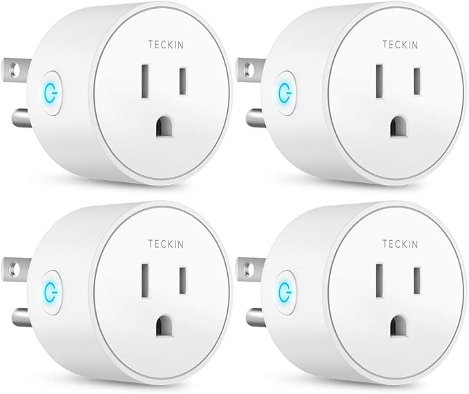 Smart Plug Works with Alexa Google Assistant SmartThings for Voice Control, Teckin Mini Smart Out... | Amazon (US)