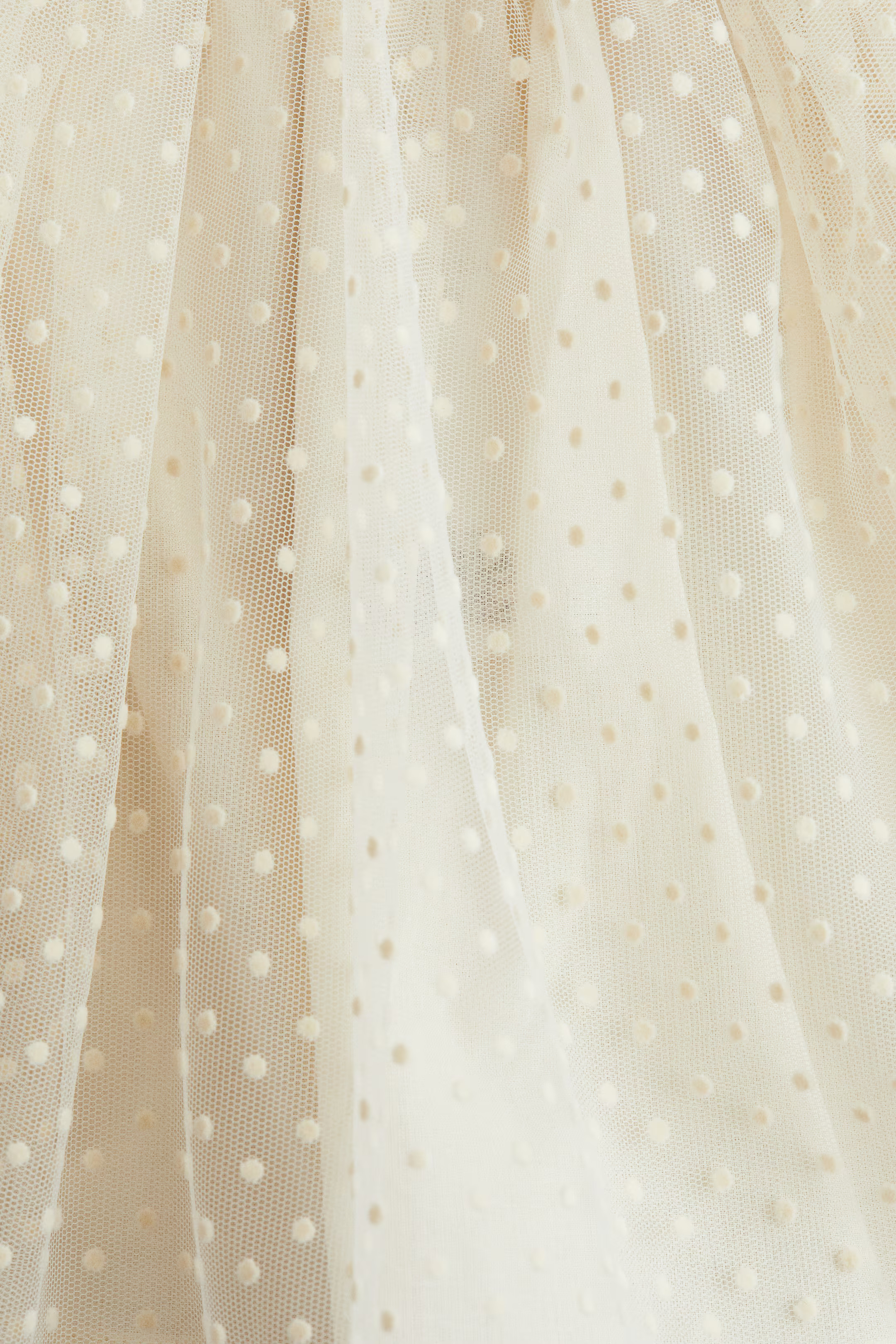 Flock-Print Tulle Skirt | H&M (US + CA)