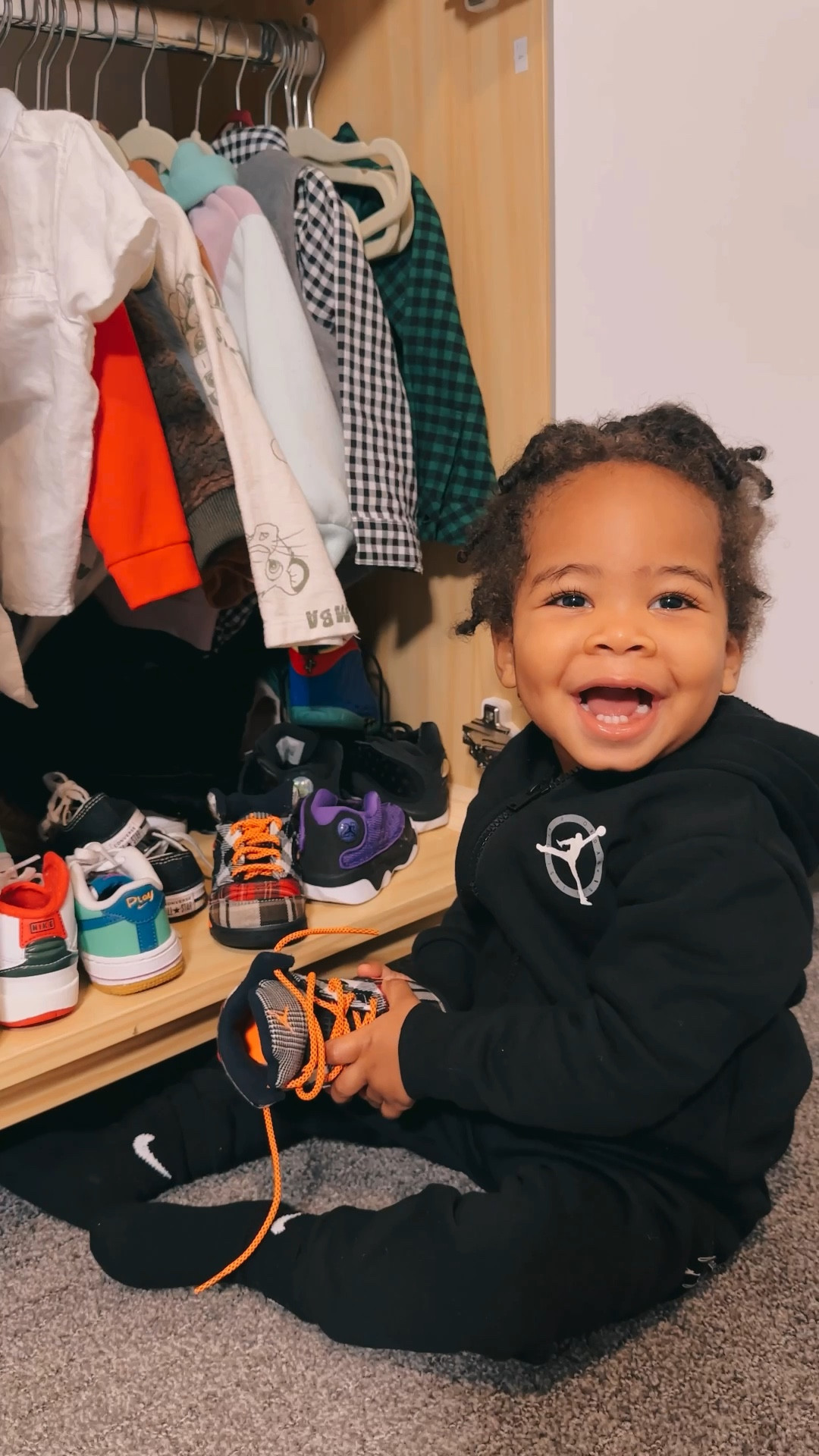 My baby boy wearing his Jordan Flight MVP Full-Zip Set & showing yall his toddler jordan sneaker collection 

#LTKshoecrush #LTKkids #LTKbaby