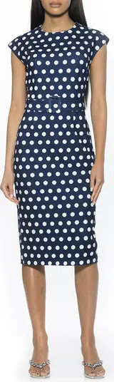 Cap Sleeve Belted Sheath Dress | Nordstrom Rack