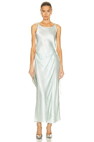 Acne Studios Sleeveless Maxi Dress in Spearmint Green | FWRD | FWRD 