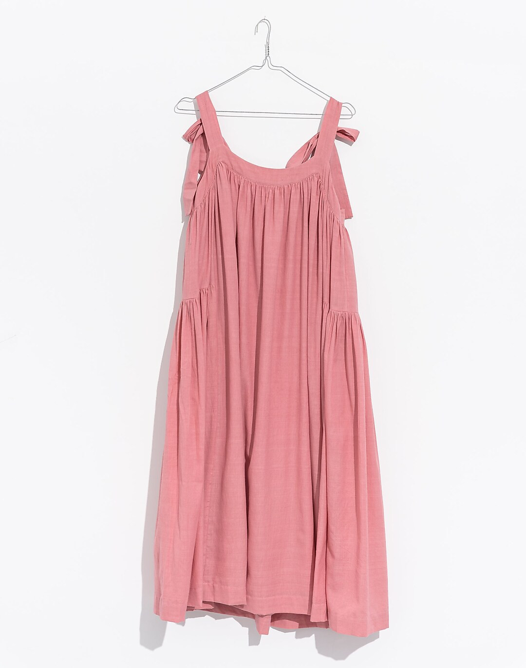 World of Crow Candy pink tie-up dress | Madewell