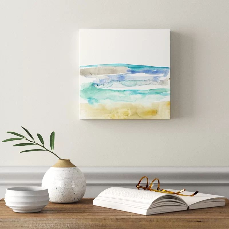 'Mountains to Sea I' Painting on Canvas | Wayfair North America