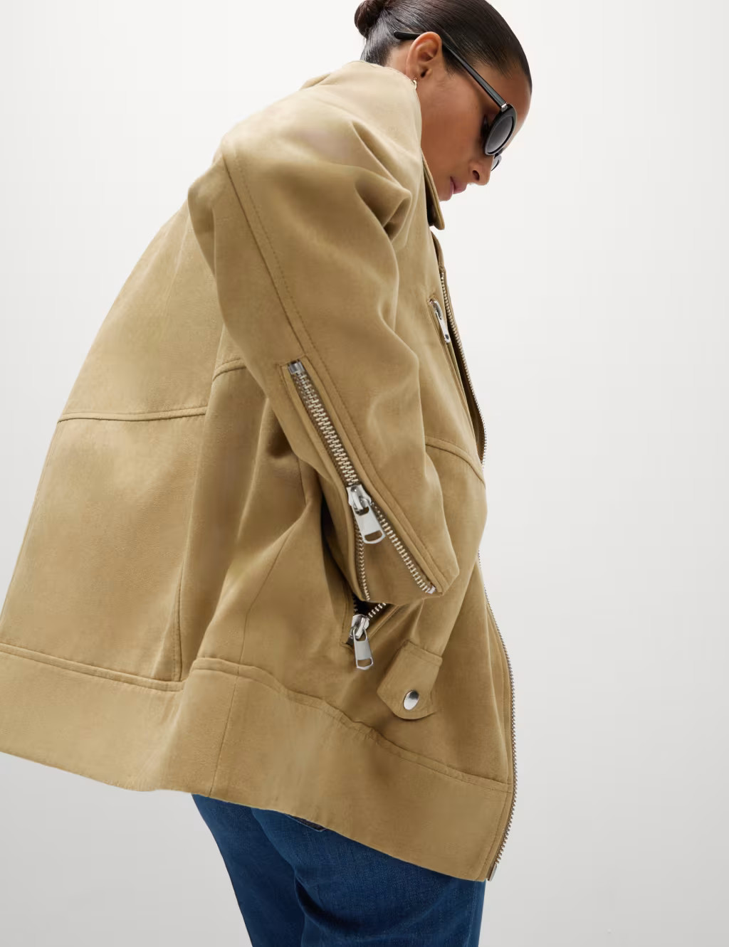 Suedette Biker Jacket | Marks & Spencer (UK)