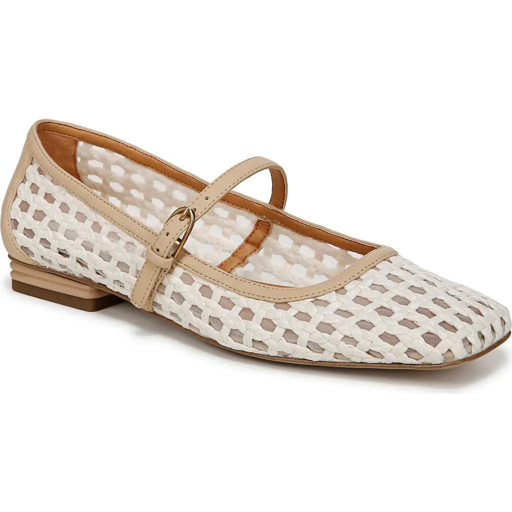 Franco Sarto Tinsley Mary Jane Flat in Ivory at Nordstrom, Size 9.5 | Nordstrom