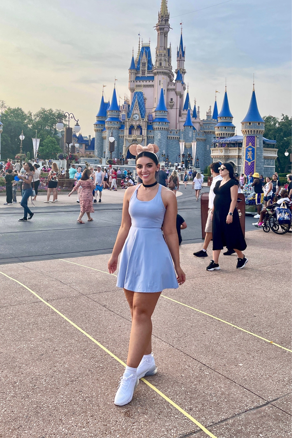 Get ready for a magical adventure at Disney World's Magic Kingdom with this enchanting Cinderella-inspired look. Embrace the spirit of fairy tales while ensuring comfort for the day's adventures with cozy sneakers, as you explore the wonder and excitement of the theme park. So, slip into this whimsical outfit and make unforgettable memories in the realm of enchantment!

#LTKtravel #LTKstyletip #LTKFind