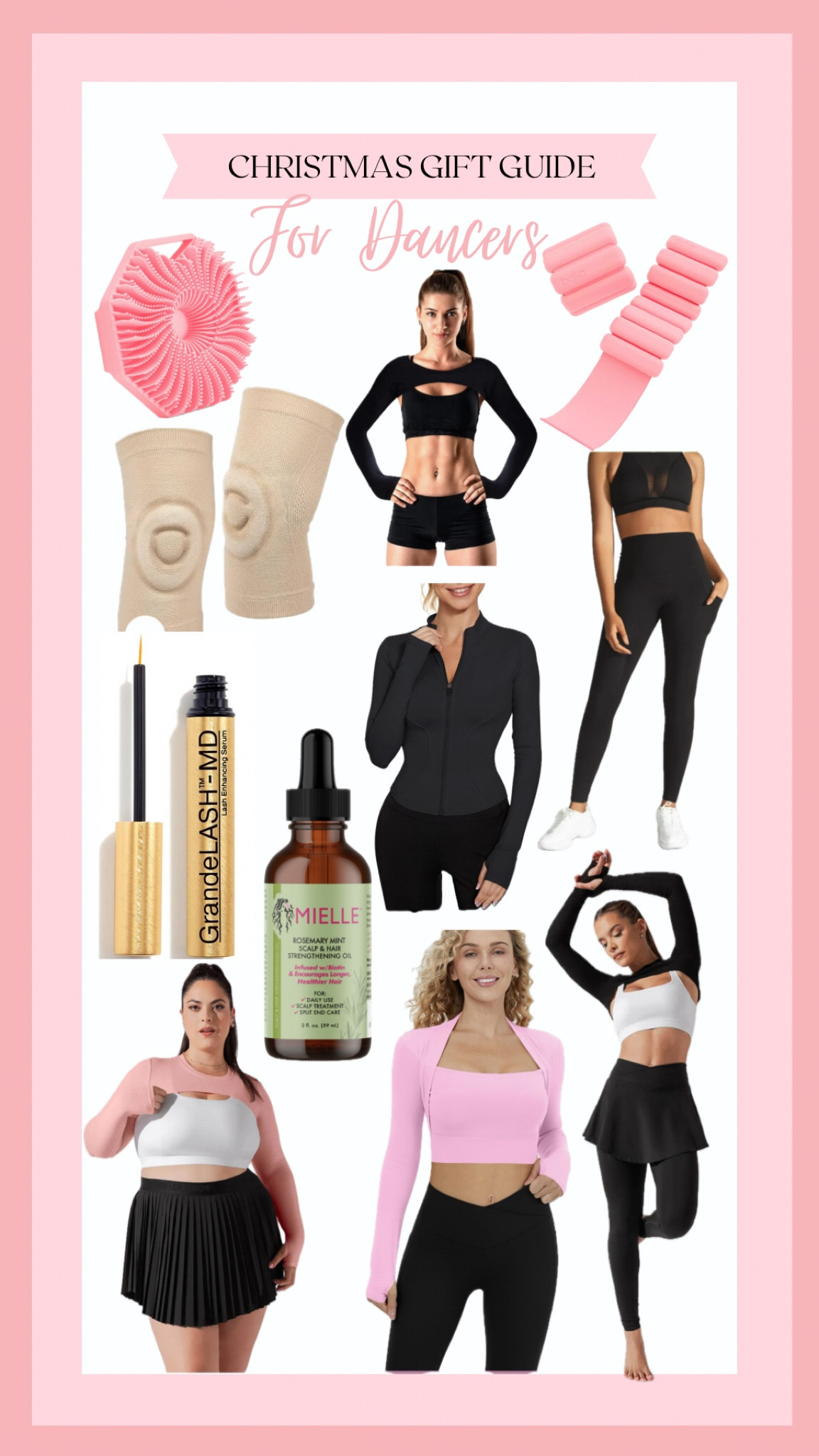 CHRISTMAS GIFT GUIDE FOR DANCERS! I included a variety of prices from Amazon shrugs and warm ups to the BEST quality leggings from my favorite athletic brand Pop Flex Active! I curated this gift guide for dancers of all levels and I’d recommend any age ABOVE 13. AND the majority of these products are on sale! 🩰

#LTKGiftGuide #LTKHoliday #LTKSeasonal