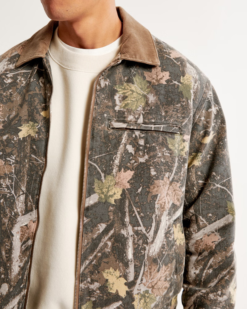 Men's Workwear Lined Jacket | Men's Coats & Jackets | Abercrombie.com | Abercrombie & Fitch (US)