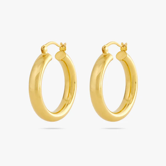 Large Drip Hoop | Studs