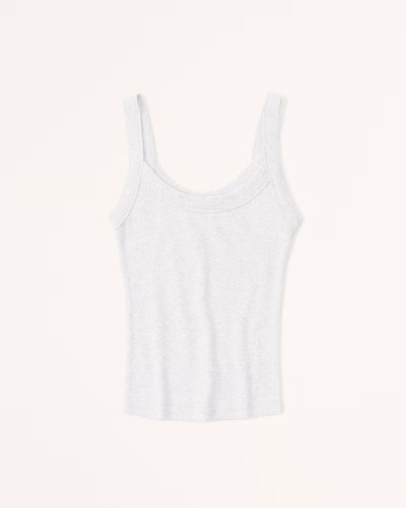 Essential Rib Tuckable 90s Tank | Abercrombie & Fitch (US)