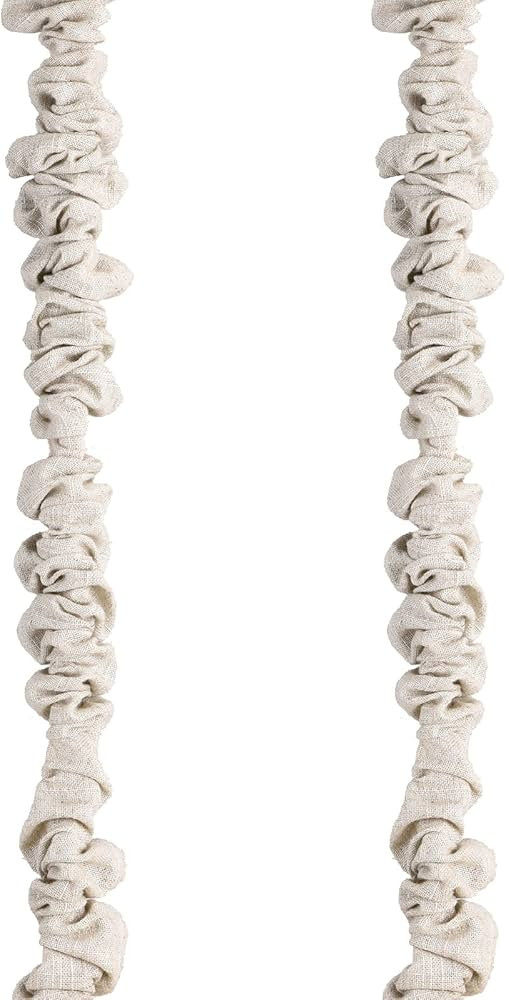 Fabric Cord Cover Chandelier Chain Cover 2 Packs 6 Ft Length Natural Linen Fabric Electric Wire P... | Amazon (US)