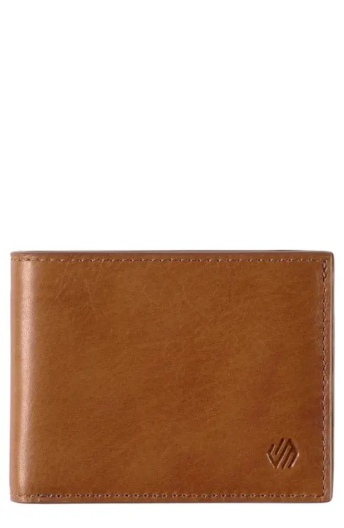 Johnston & Murphy Rhodes Leather Bifold Wallet in Tan Full Grain at Nordstrom | Nordstrom