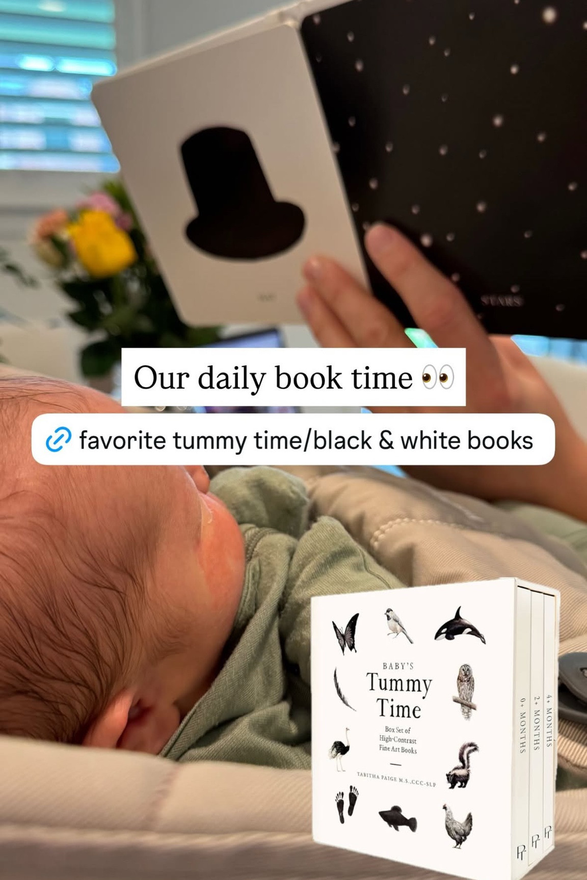 Favorite tummy time book #newborn #tummytime #momlife 