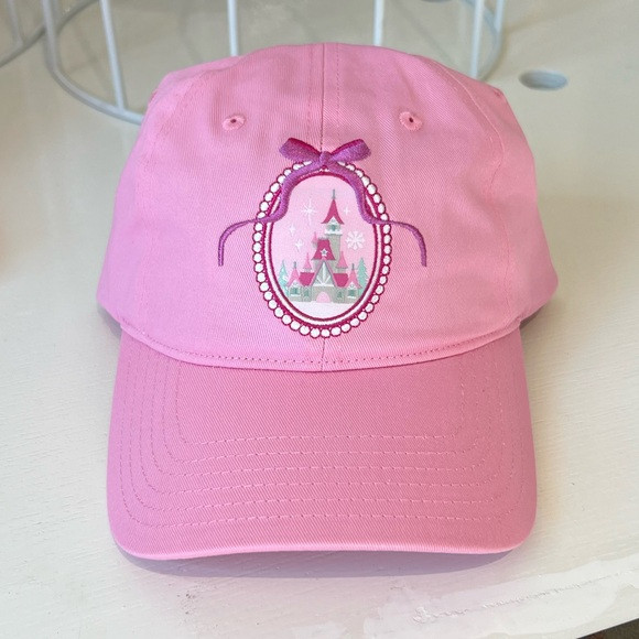 Disney Parks 2025 Christmas Holiday Castle Bow Pink Hat Cap NEW | Poshmark