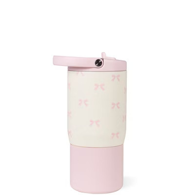 HydroJug Kids 14 oz Sport Water Bottle – Stainless Steel, Insulated, 100% Leakproof, With Carry Handle, BPA-Free – Kid-Friendly Design, Bows | Target