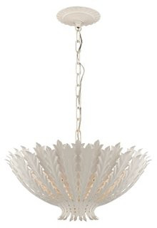 Hampton Pendant, Plaster White | One Kings Lane