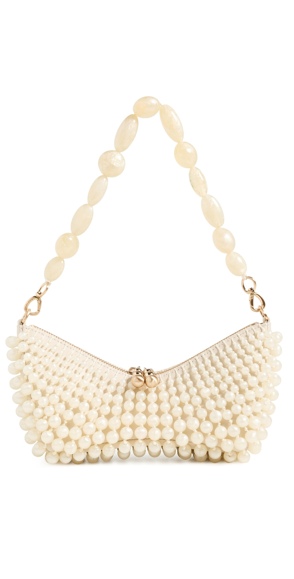 Cult Gaia Mercier Clutch Ivory One Size | Shopbop
