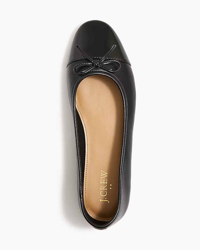 Ballet flats with cap toe | J.Crew Factory